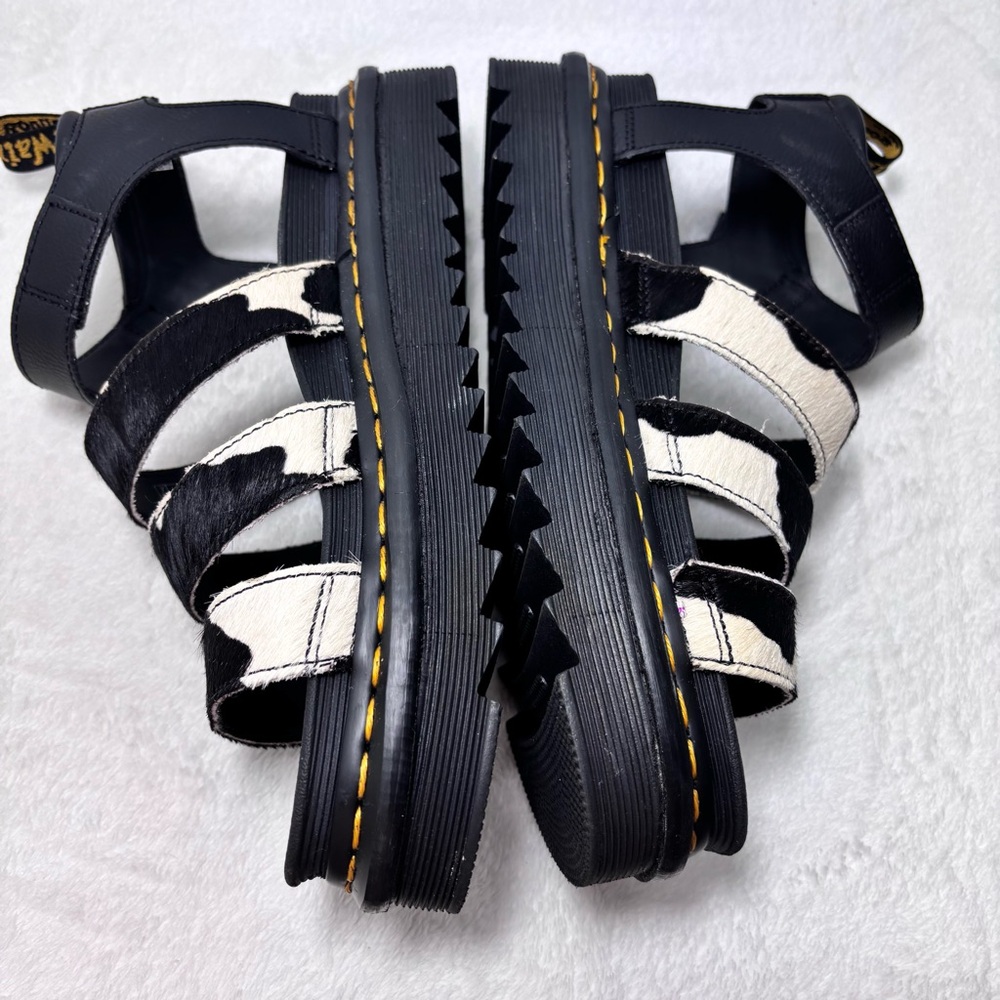 Dr. Martens Black and White Sandals - Picture 13 of 16